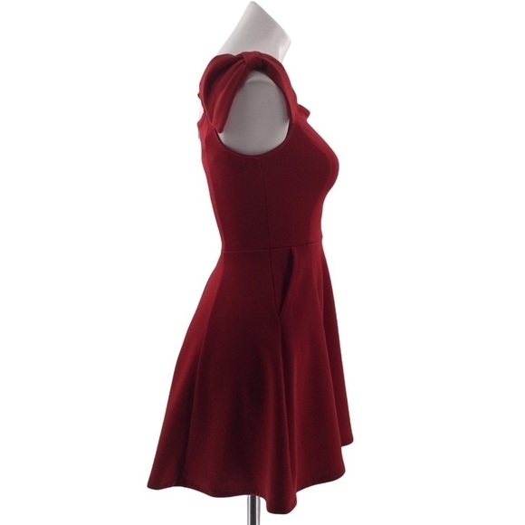 Kendall & Kylie Big Bow Red Party Dress - Picture 3 of 14